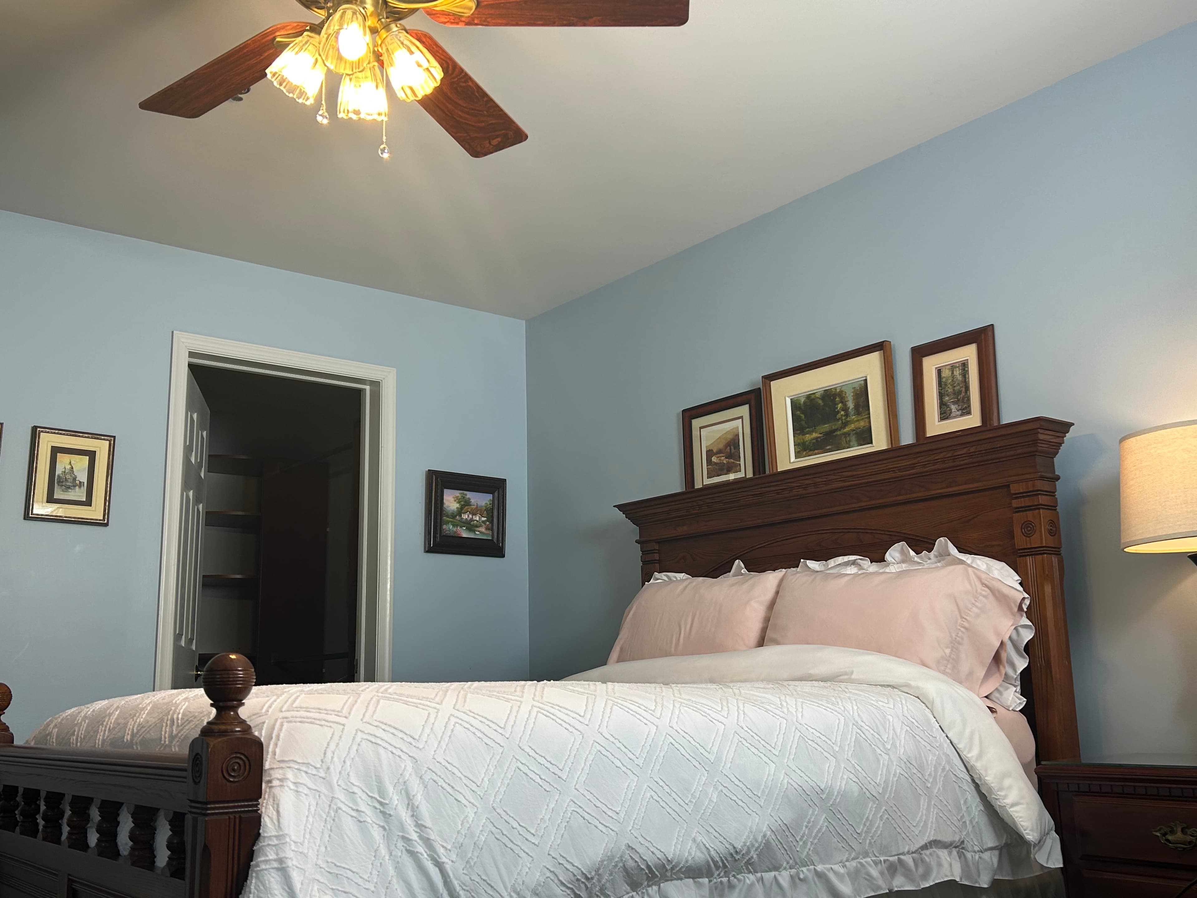 Ceiling Fan / Large Closet